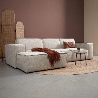 Hoekbank Chaise Livento Beige