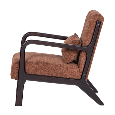 Mark fauteuil chenille bruin