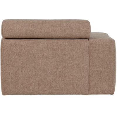 Novi 1-zits element arm links boucle karamelbruin