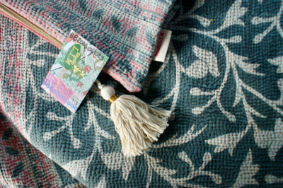 Kussen Kantha vintage 50x70 cm
