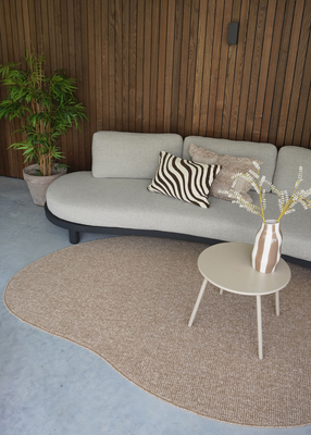 Binnen- en Buitenkleed Sisal – Kiezelvormig