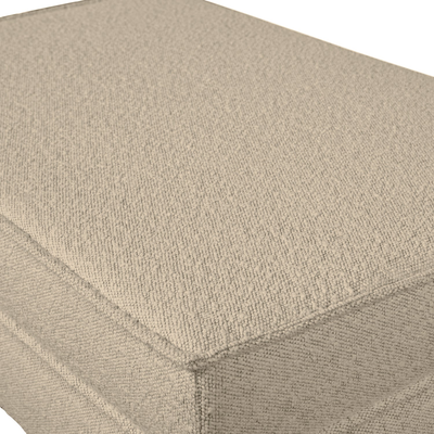 Rodeo hocker op poten velvet kastanjebruin