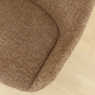 niva-mae draaibare eetkamerstoel- beige onderstel