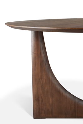 Ethnicraft - Geometric eettafel rond - teak