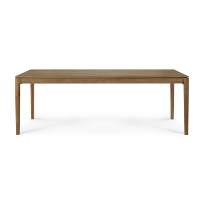 Ethnicraft - Teak Bok eettafel - teak onbehandeld Tafel Bok 220X95 - teak - onbehandeld 