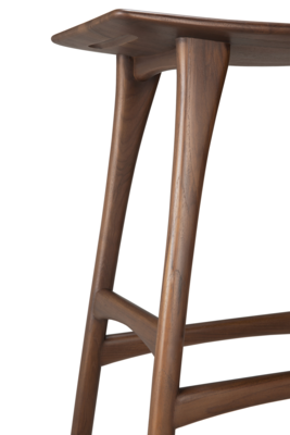 Ethnicraft - hoge kruk Osso 65 bruin teak