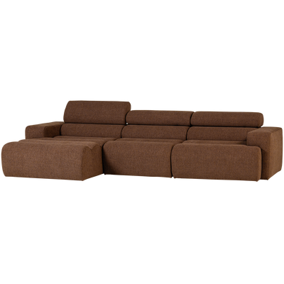 Novi chaise longue bank links oranje melange