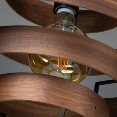Luxa Houten Hanglamp – Groot (7-rings)
