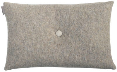 Kussen linnen wol knoop rechthoek