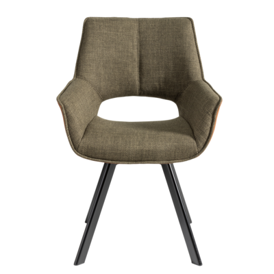 Lodge Living draaistoel Carry groen