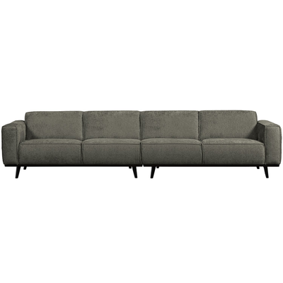 Statement xl 4-zits bank 372 cm lichtbruin melange