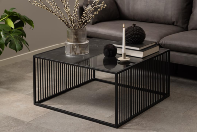 Clune Salontafel - 80 x 80 cm - Zwart