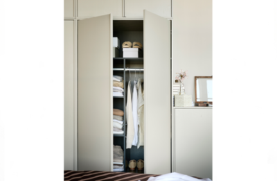 Garderobe Eenvoudige Kast Stalen Buis Kledingkast Opslag For Slaapkamer Appartement Met Niet-geweven Stof Draagbare Kledingkast(Grün,106x45x170cm