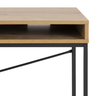 Houten bureau Vic - met opbergvak