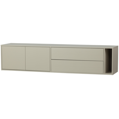 Settle down tv meubel 200 cm grenen middenbruin [fsc]