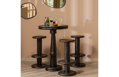 WOOOD bartafel/hoge eettafel Kolby