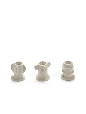 Kandelaar Molly 02 beige - set