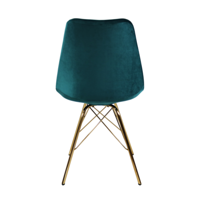 Kuipstoel Velvet goud frame