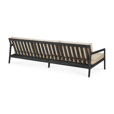 Ethnicraft - Outdoor - Teak Jack sofa 265cm - zwart