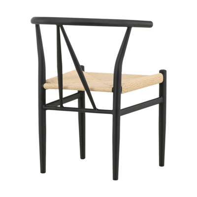 Eetkamerstoel Bengt - met rotan zitting