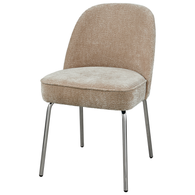 Vogue eetkamerstoel structure velvet brass