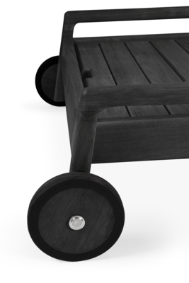 Ethnicraft - Outdoor - Teak Jack adjustable lounger - zwart