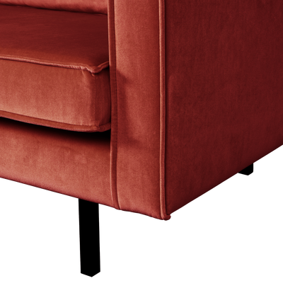 Rodeo 2-zits bank velvet taupe [fsc]