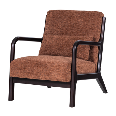 Mark fauteuil chenille bruin