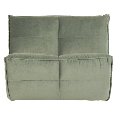 Cluster 1-zits element velvet turquoise blauw