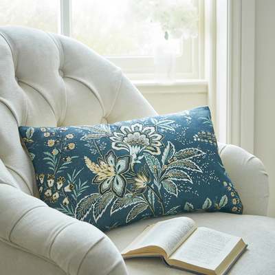 sierkussen laura ashley marlbrook dusky seaspray