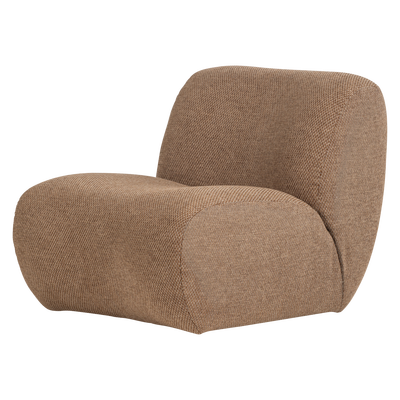 Nomu fauteuil grove chenille lichtbruin [fsc]