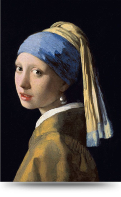 Canvas schilderij Meisje met de Parel