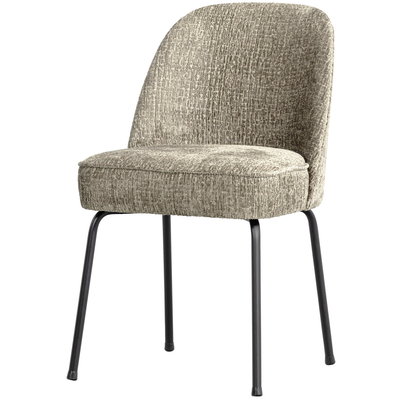 Vogue eetkamerstoel structure velvet brass