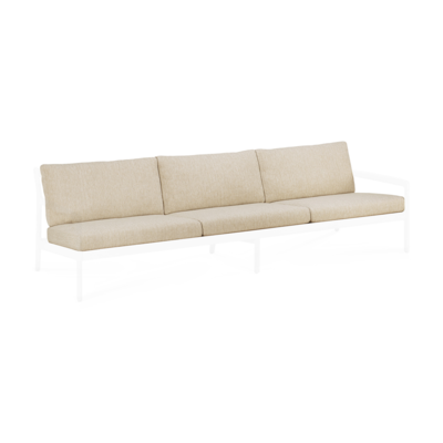 Ethnicraft - Outdoor - Teak Jack sofa 265cm - zwart