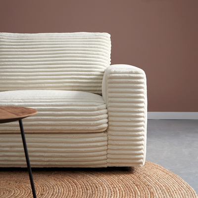 Hoekbank Avero Crème Chaise Longue