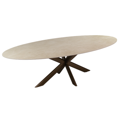 Eettafel Ovaal Fume
