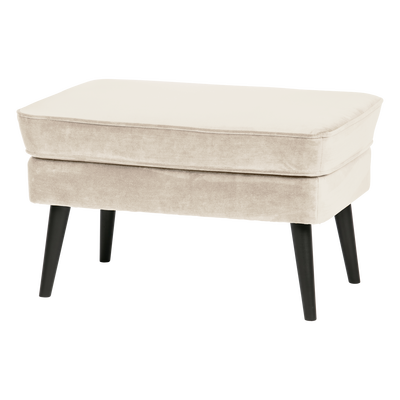 Rocco hocker velvet donkerbruin [fsc]