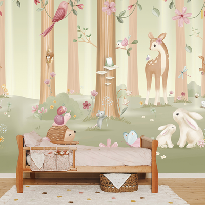 Digitaal behang Fairy Garden