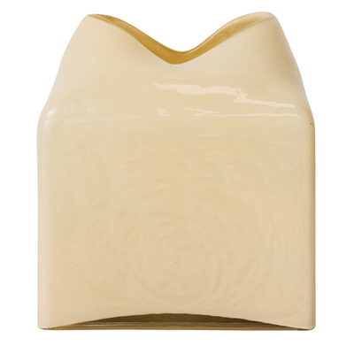 HK Forma glass vase cream