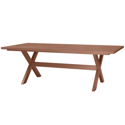 Delta picknick tuintafel aluminium terra 220x100 cm