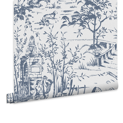 Behang Laura Ashley Toile Jouy
