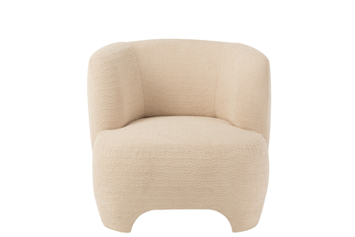 Stoel Poppy Bouclé Beige