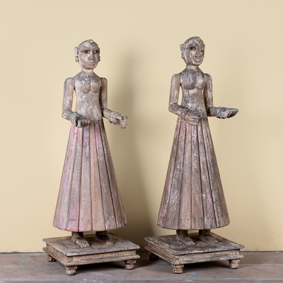 Temple Guardians - Handgesneden Tempelwachters 