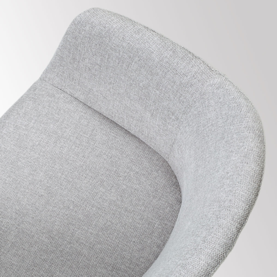 Barkruk Nino-Otis gestoffeerd met zwart onderstel (zithoogte 65 cm)