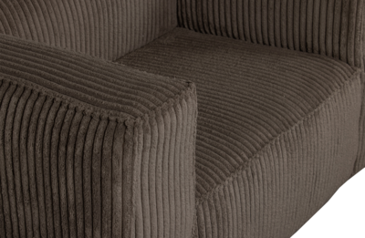 Bean fauteuil grove ribstof