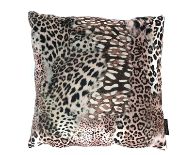 Kussen velvet panterprint