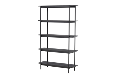 Nuku Open Kast 190cm - Zwart