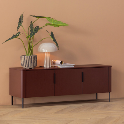 Gunnar tv meubel 154 cm grenen mud [fsc]
