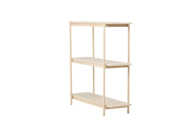 Nuku Open Kast 120cm - Licht Eiken