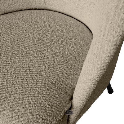 Vogue fauteuil boucle naturel